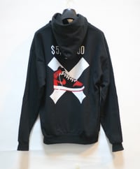 Image 2 of Jordan 1 Banned $5000 Fine Per Game Hooded Sweatshirt