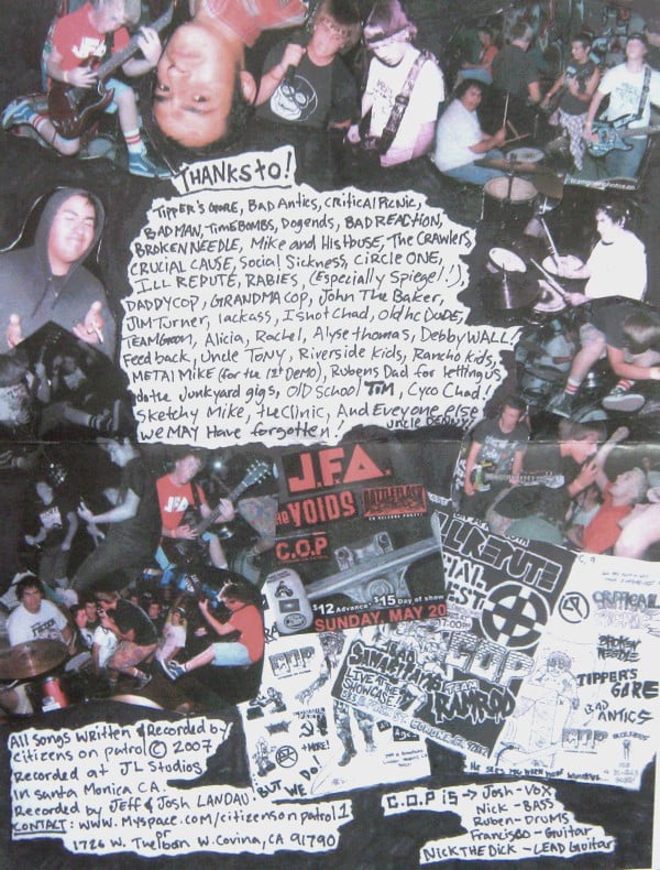 C.O.P. - Ripperside (USED 7", NM/ VG+)