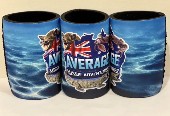 Image of AVERAGE AUSSIE ADVENTURES STUBBY COOLER