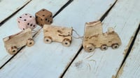 Wooden toy rustic train 1