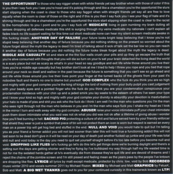 Low Threat Profile - S/T (7")