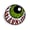 Image of Enamelled Skullhand + Eyeball Pin Badge Set