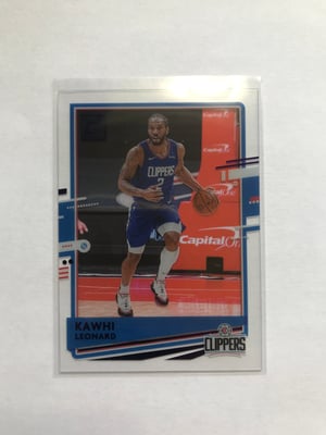 Kawhi Leonard “2021” Clearly Donruss (Purple Foil) SP