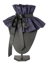 NAVY COLLAR WITH DOUBLE FRILL AND TIE