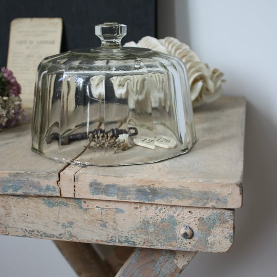 Image of Cloche en verre.