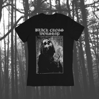 Image 2 of BLACK CROSS WORSHIP FORSAKEN T-SHIRT