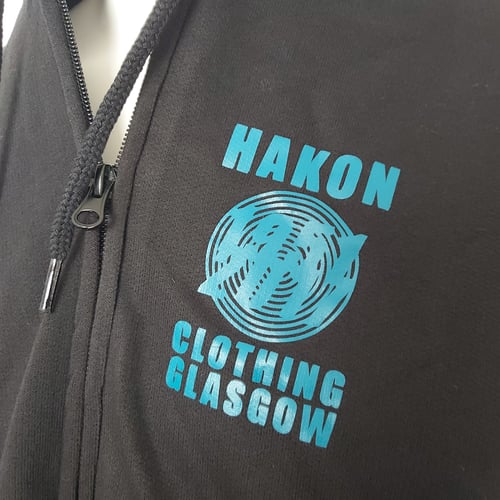 Image of Sea Green Circles Zip Hoods