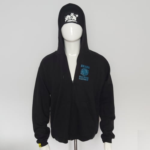 Image of Sea Green Circles Zip Hoods