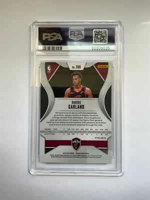 Darius Garland (PSA Mint 9) Red/White/Blue Prizm