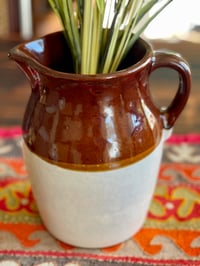 Image 2 of Vintage ceramic pitcher brown