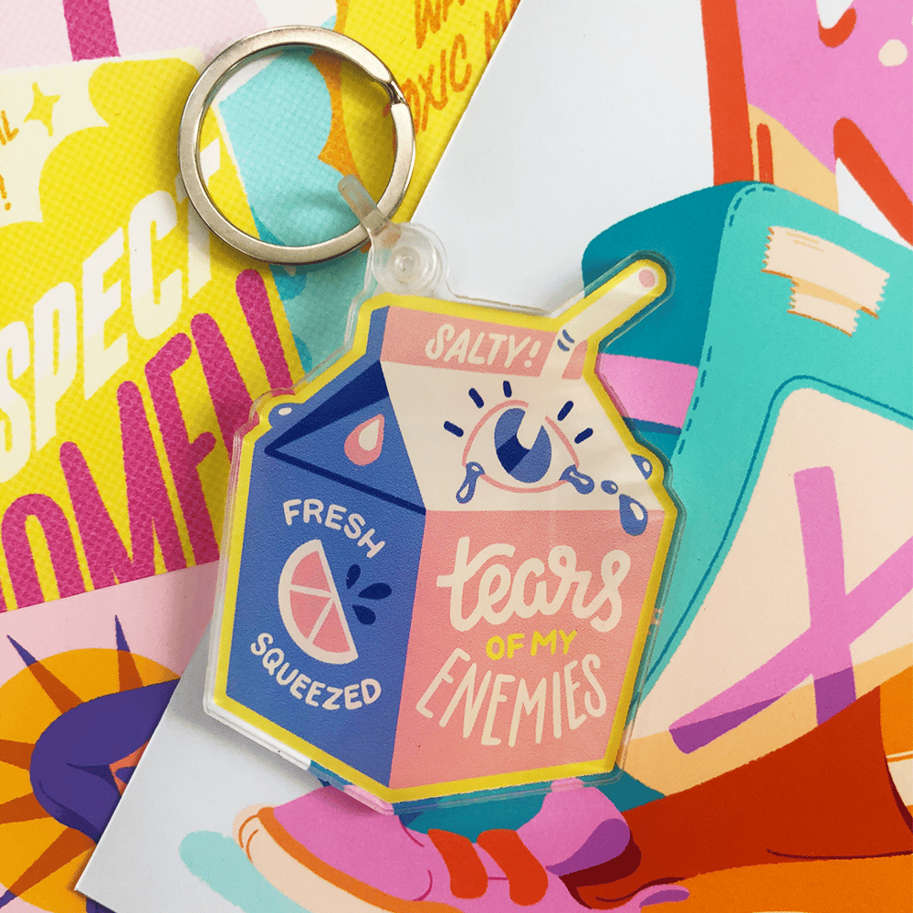 Tears of My Enemies Acrylic Keychain