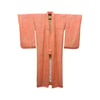 Antique Silk Kimono (Salmon Pink Shibori) 