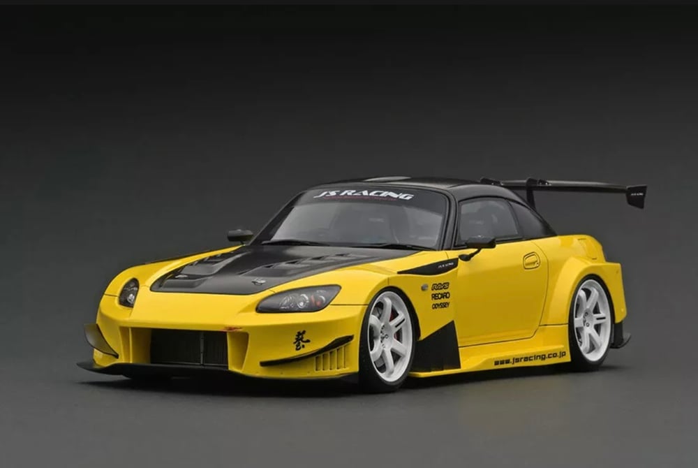 Image of 1/18 IGNITION MODEL J'S RACING S2000 (AP1) Yellow IG2014