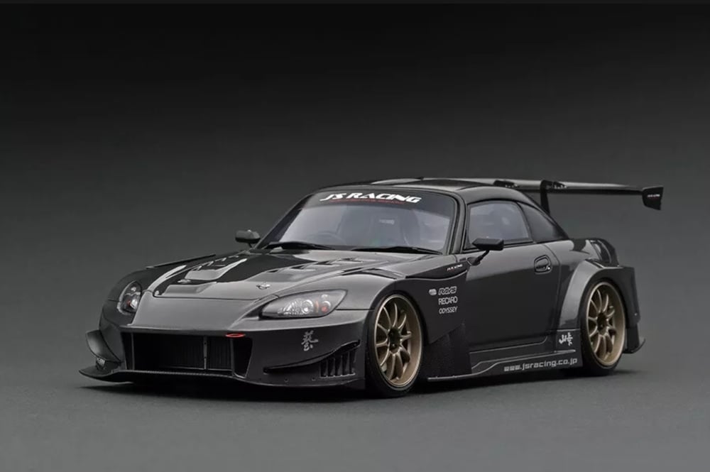 Image of 1/18 IGNITION MODEL J'S RACING S2000 (AP1) Gun Metallic IG2011