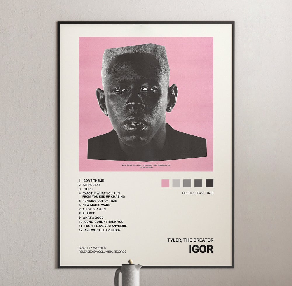 Tyler, le créateur - Couverture de l'album Igor Poster
