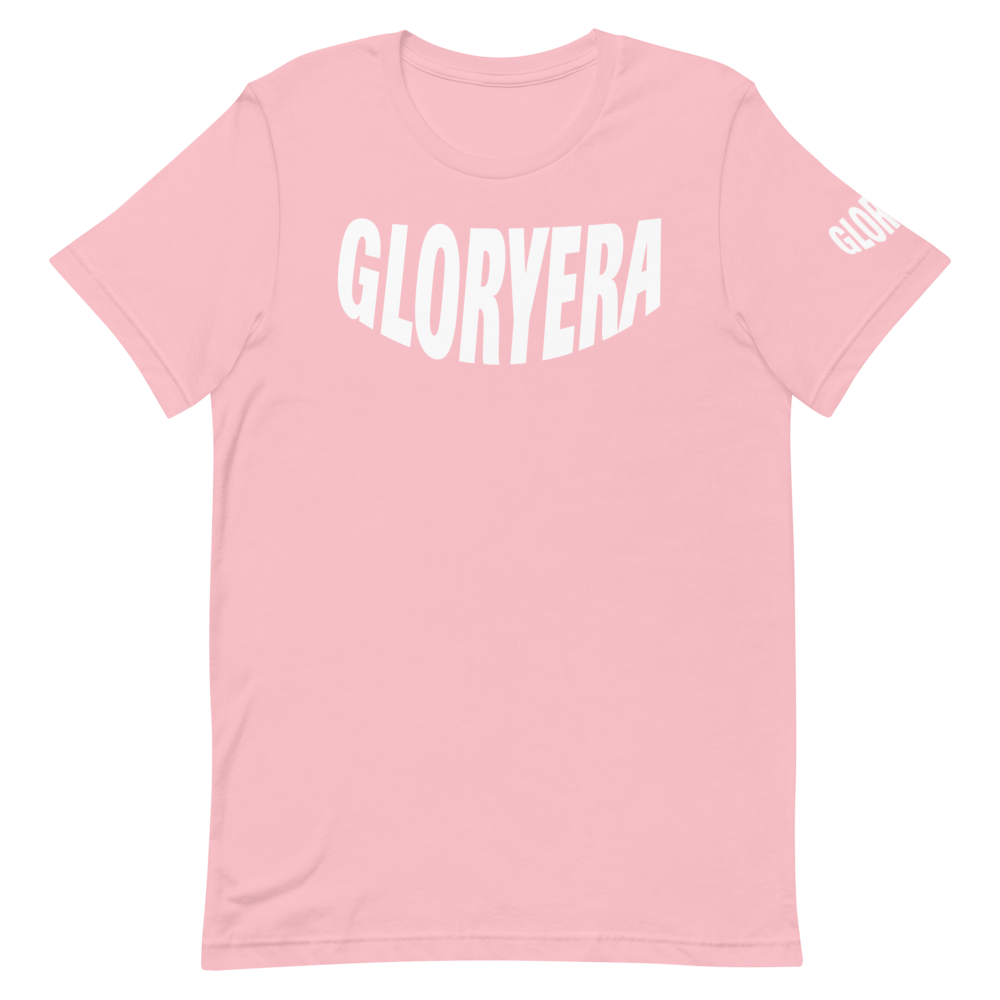 Image of GLORYERA® CREW TEE (PINK/WHITE)
