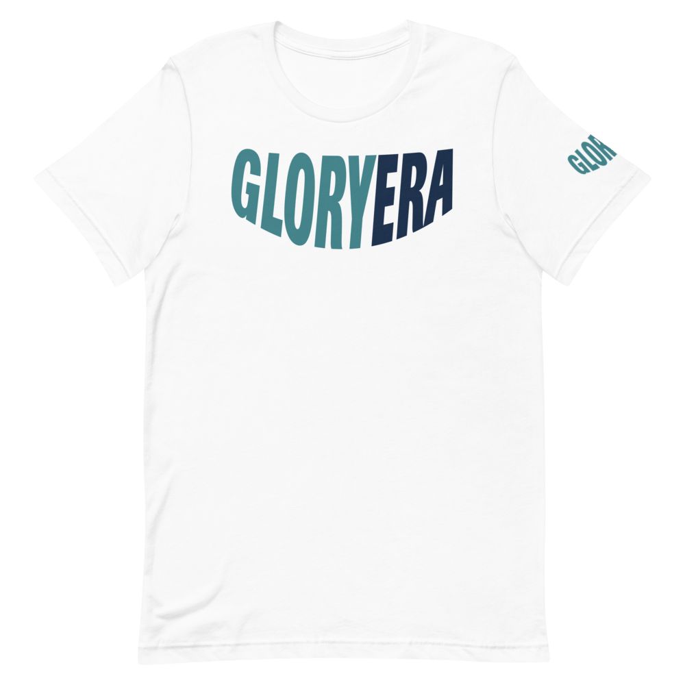 Image of GLORYERA® CREW TEE (WHITE/ BLUE KHAKIS)