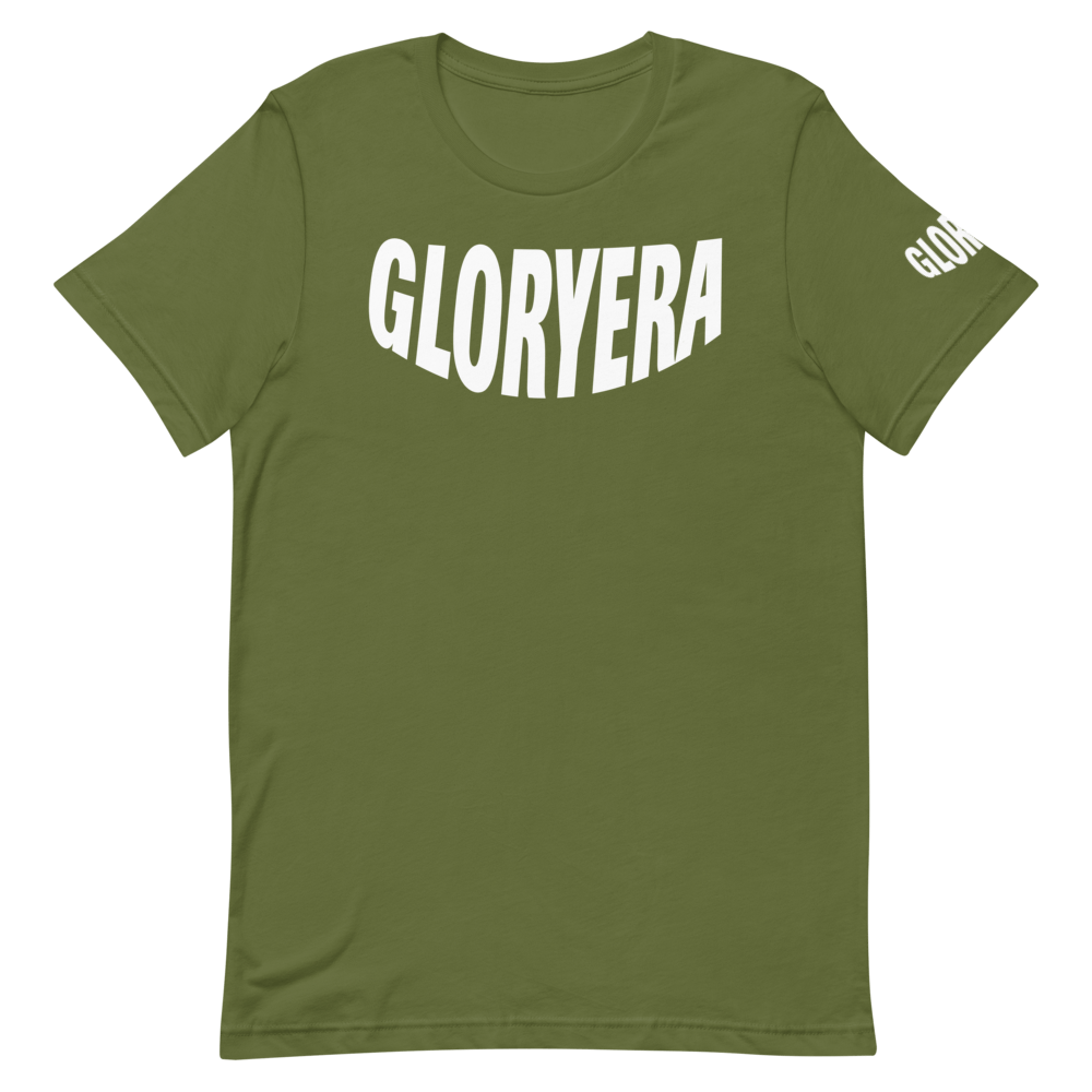 Image of GLORYERA® CREW TEE (OLIVE/WHITE)