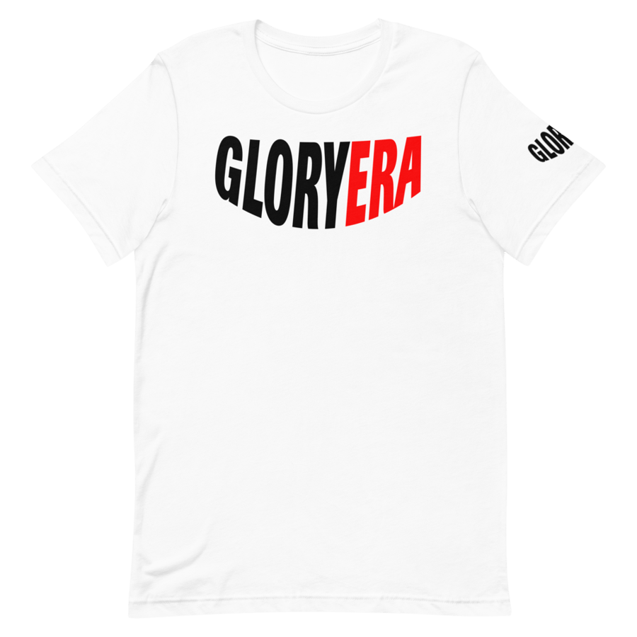 Image of GLORYERA® CREW TEE (WHITE/RED)