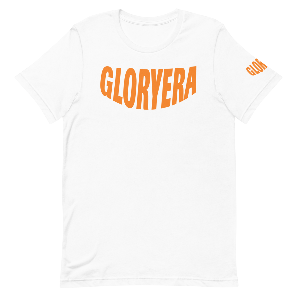 Image of GLORYERA® CREW TEE (WHITE/VALID ORANGE)