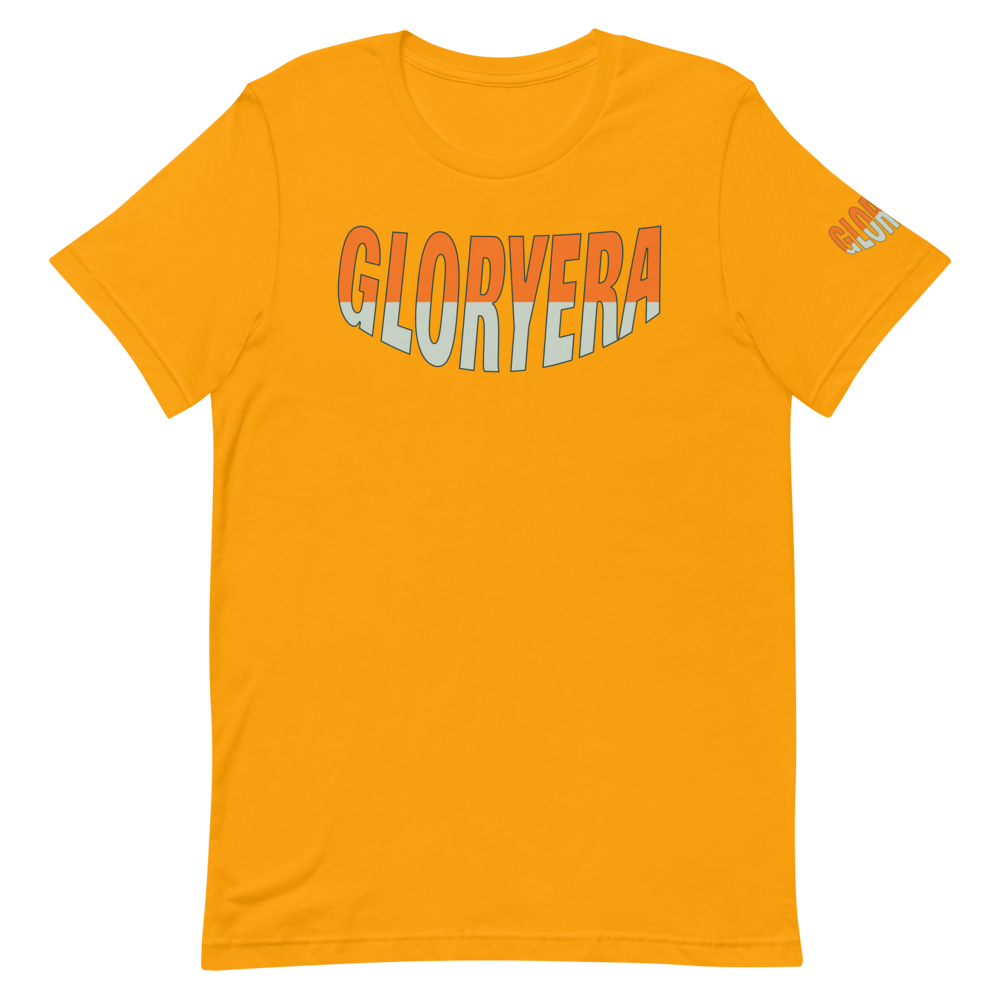 Image of GLORYERA® CREW TEE (GOLD/VALID ORANGE/GRAY)