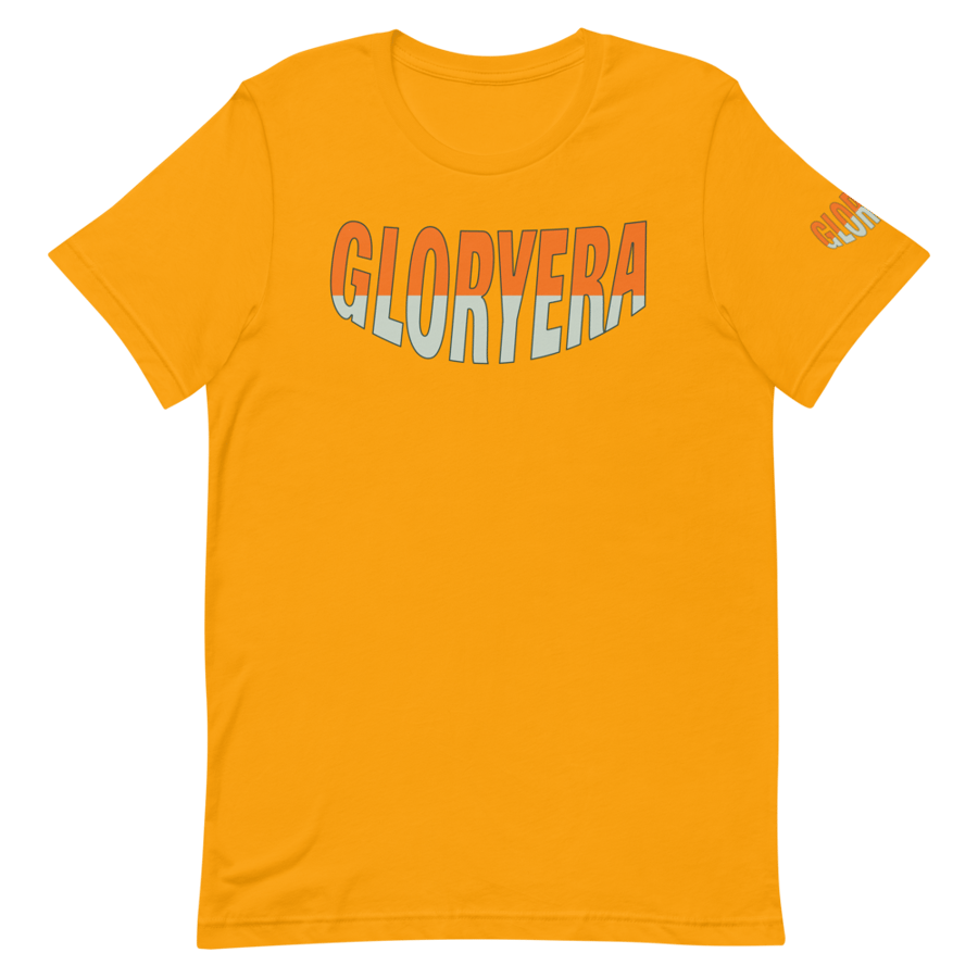 Image of GLORYERA® CREW TEE (GOLD/VALID ORANGE/GRAY)