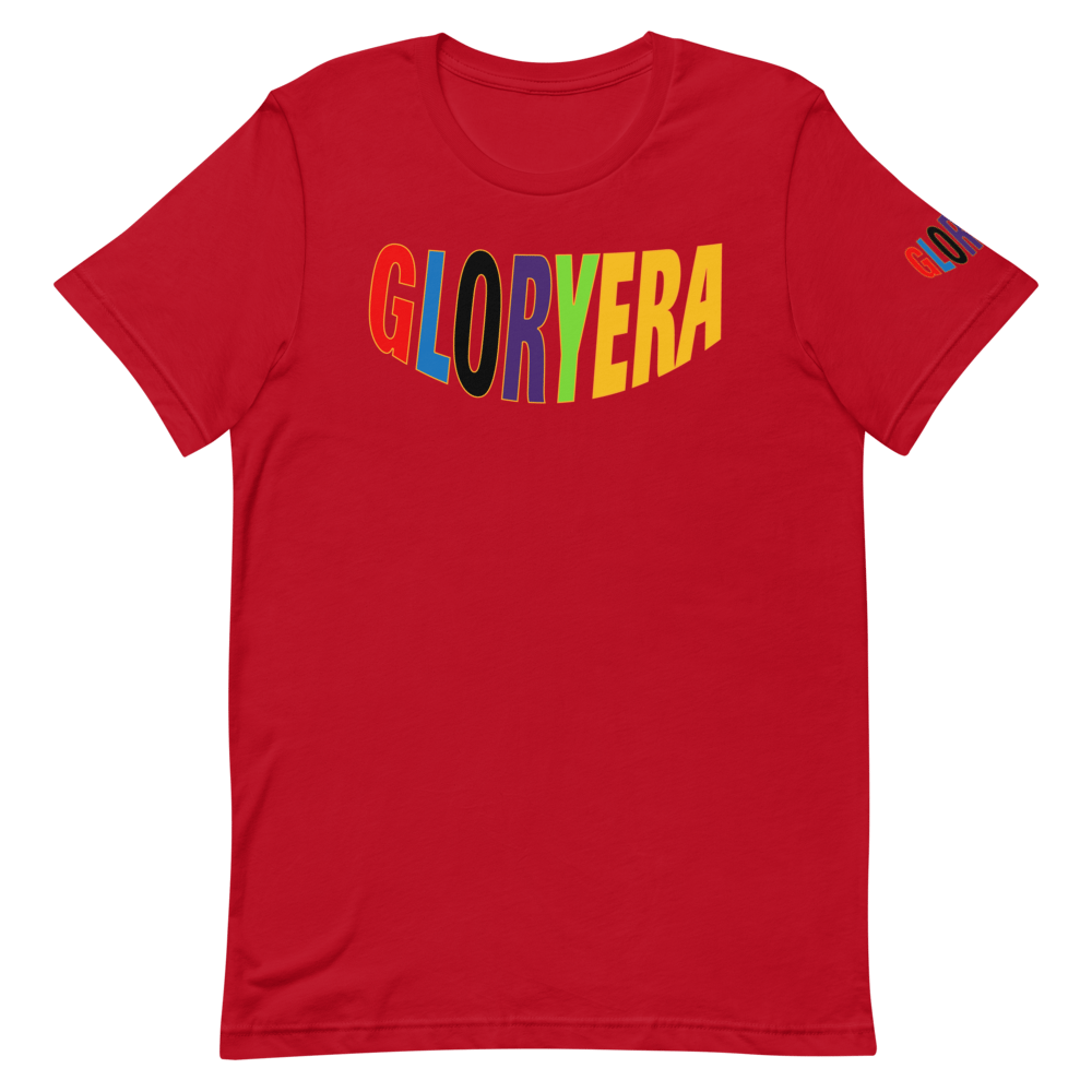 Image of GLORYERA® CREW TEE (RED/WHAT THE FEEZY?)