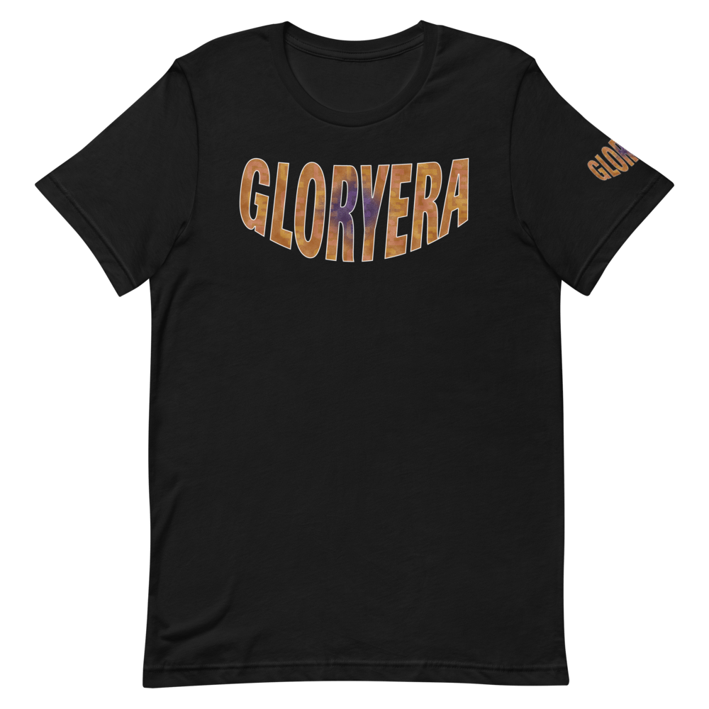 Image of GLORYERA® CREW TEE (BLACK/SUN DUST)
