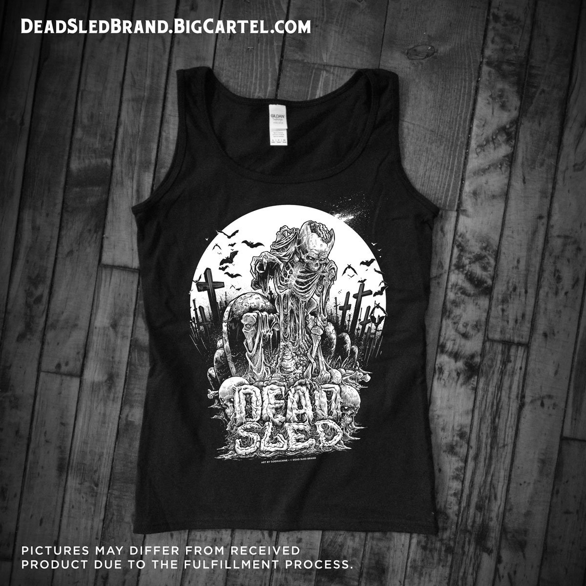 Dead Sled x GODMACHINE Graves & Gore Unisex Tank Top