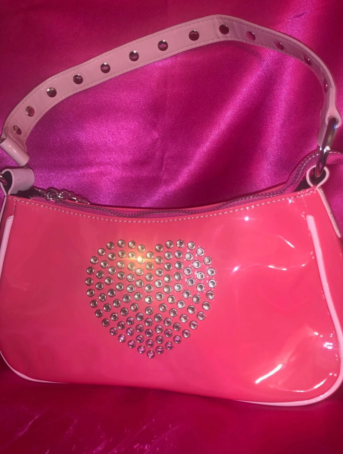 Paris Bling Heart Bag 