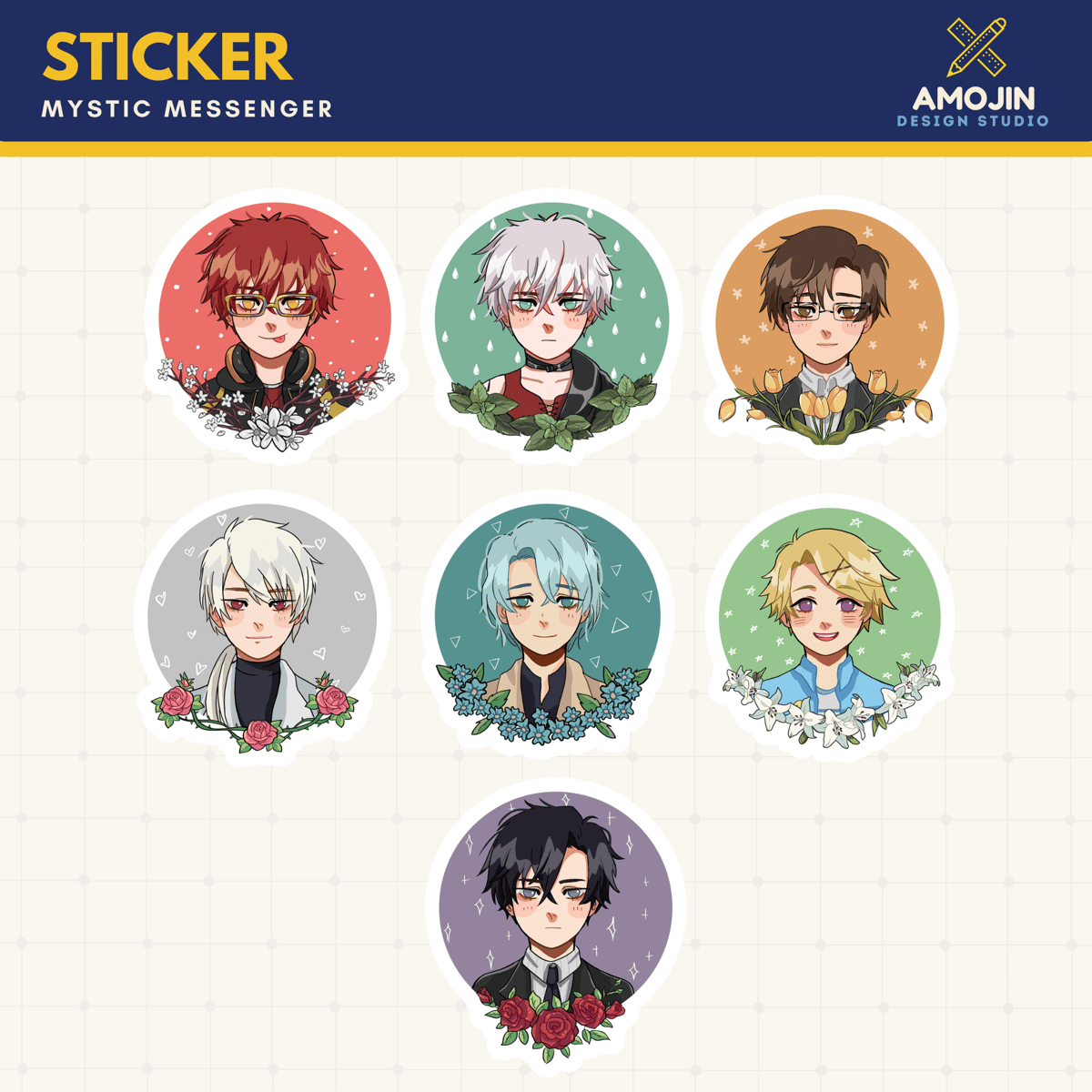 STICKER Mystic Messenger Amojinph