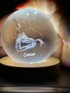 Cancer Glass Sphere