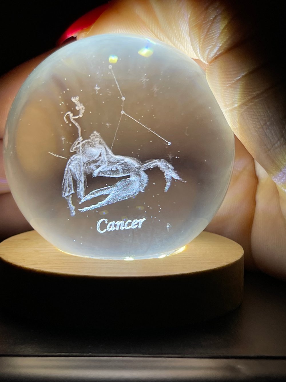 Image of Cancer Glass Sphere