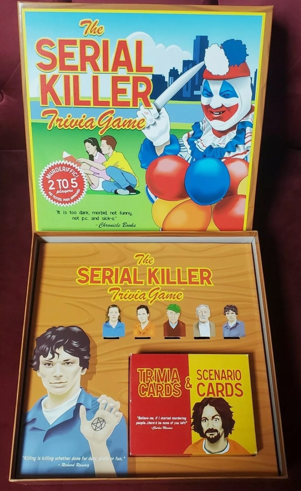 Serial Killer Trivia Board Game