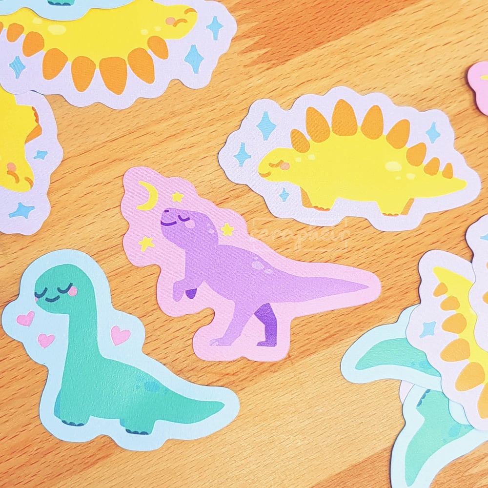 Image of Dino Squad Stickers (Set of 3)