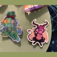 Image 2 of "My Lil Baphomet" Sticker