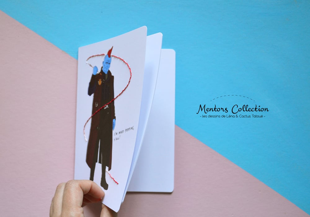 Carnet brodé Yondu - "Mentors Collection"