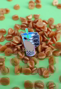 Image 5 of Boba Nailfie  Enamel Pins