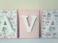 Image 4 of Snow Babies Wood Letters,Girls Nursery,Snow Babies Nursery Decor,Hanging Wood Letters