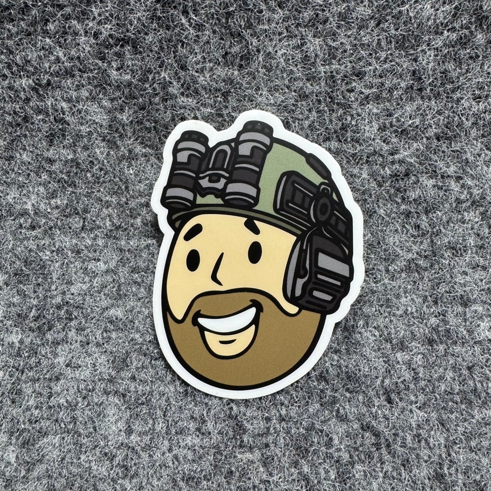 Fallout Operator Head Sticker