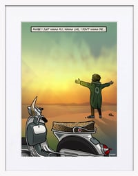 Image 4 of Oasis - Live Forever Vespa