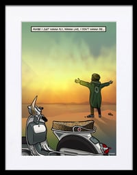 Image 2 of Oasis - Live Forever Vespa