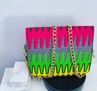 Image 1 of ONYI AFRICANPRINT HANDBAG