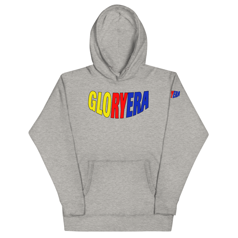 Image of GLORYERA® CREW HOODIE (ATH. GRAY/YELLOW/RED/BLUE)