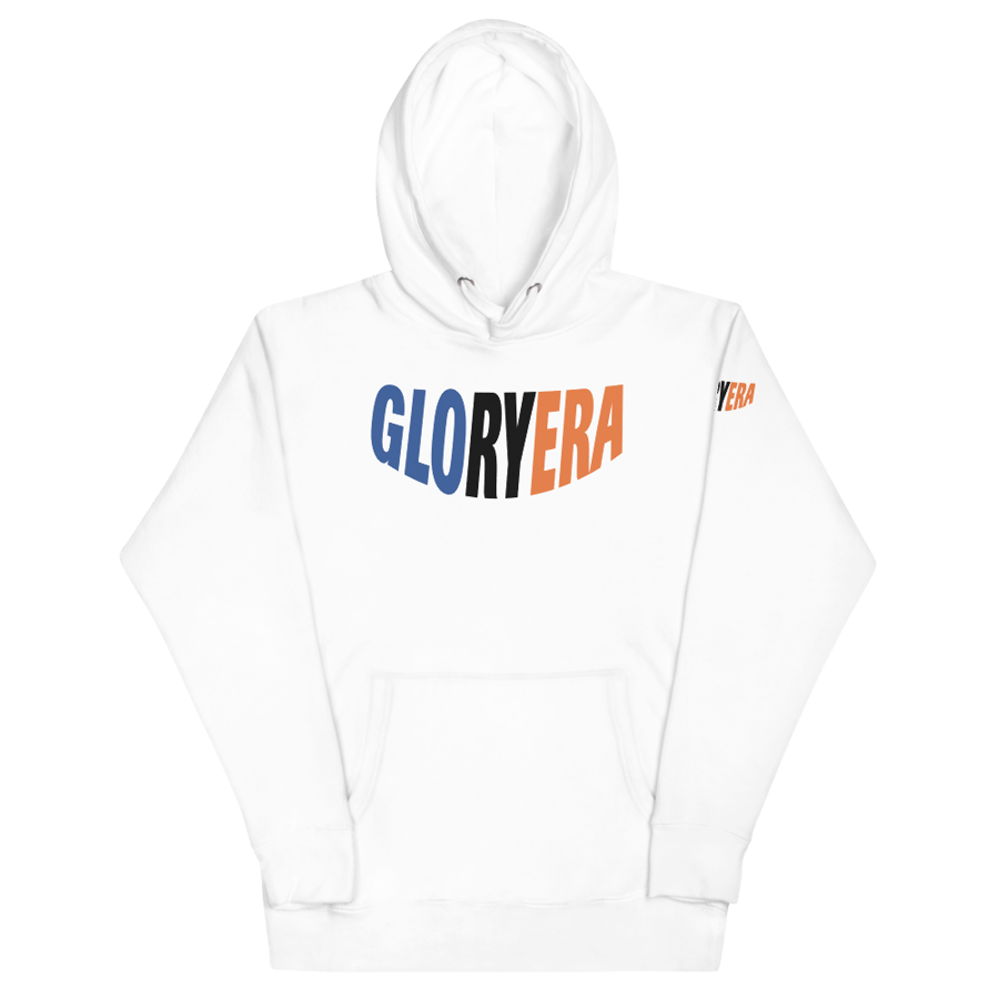 Image of GLORYERA® CREW HOODIE (BLUE/BLACK/ORANGE)