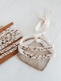 Image 5 of beaded star headband - amber