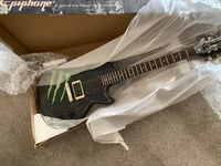 Image 5 of Epiphone Junior 6-String Electric Guitar Monster Energy branded, Brand New MINT!