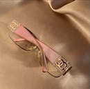 Image 1 of Chanel Iridescent Swarovski  Sunglasses