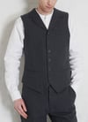 Hansen Garments WILLIAM | Lapel Waistcoat | grey pin