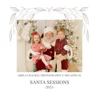Santa Mini Sessions 2021 (deposit only)
